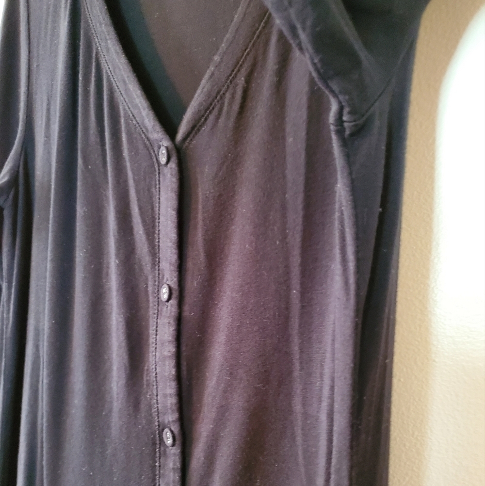 LOGO by Lori Goldstein tunic length cardigan size small - Picture 5 of 12